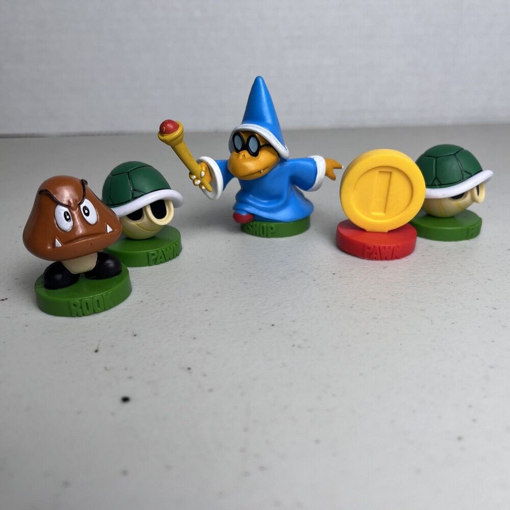 Nintendo Super Mario Bros Chess Set Replacement Piece Koopa Goomba Cake Toppers - Picture 9 of 14